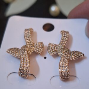 Zircon Knot Styled Studs - Image 2